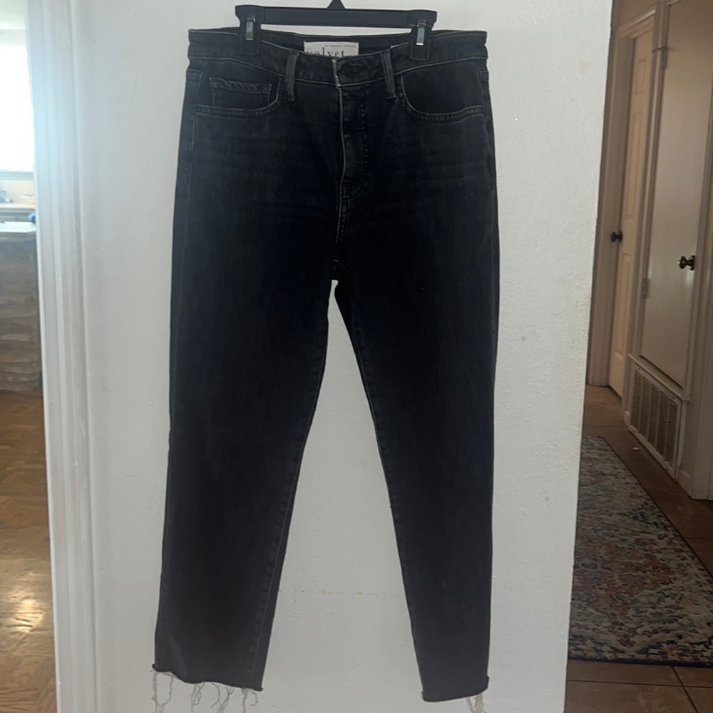 Graham & Spencer Velvet, dark grey jeans